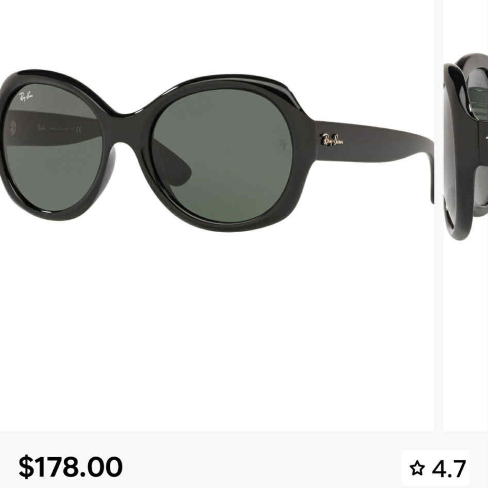 Ray-Ban Black Round Sunglasses